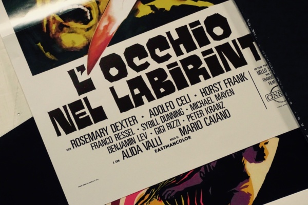 L'occhio nel labirinto poster